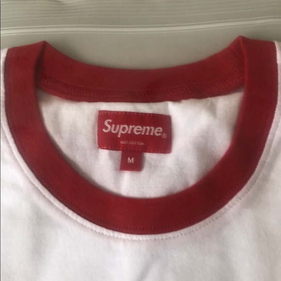 bevel text ringer tee